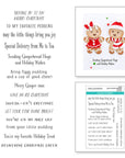 Spellbinders - Dancin' Christmas Collection - Clear Stamps - Dancin' Christmas Sentiments