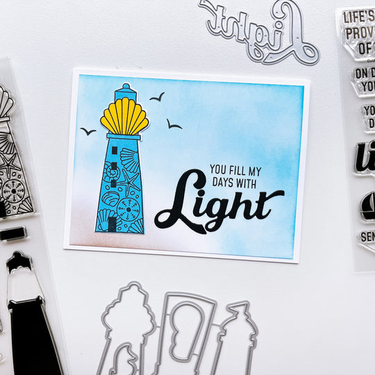 Catherine Pooler Designs - Clear Stamps - Guiding Light Sentiments