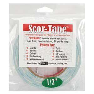 Scor-Pal - Scor-Tape 1/2&quot; x 27 yds-ScrapbookPal