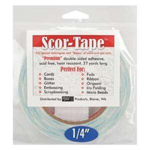 Scor-Pal - Scor-Tape 1/4&quot; x 27 yds-ScrapbookPal