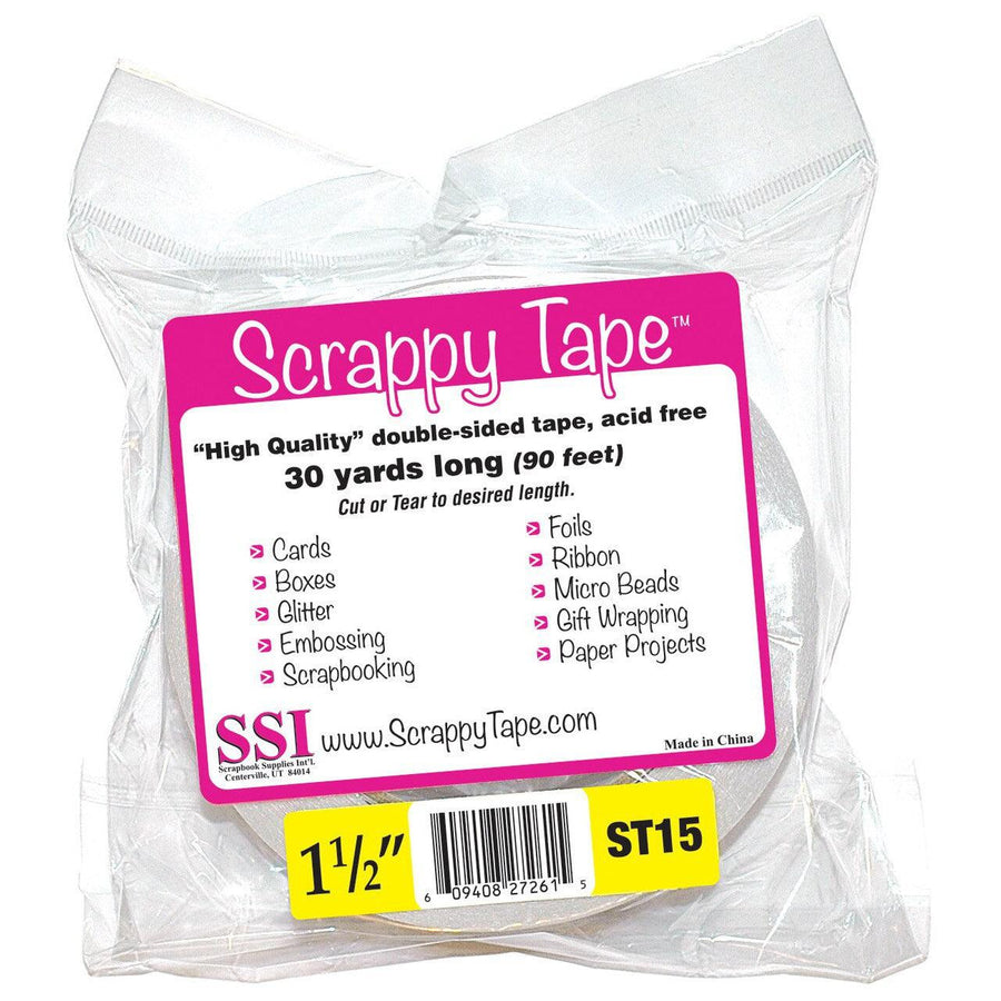 Scrappy Tape 1 1/2" x 30 yds-ScrapbookPal