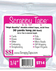 Scrappy Tape 1/4" x 30 yds-ScrapbookPal