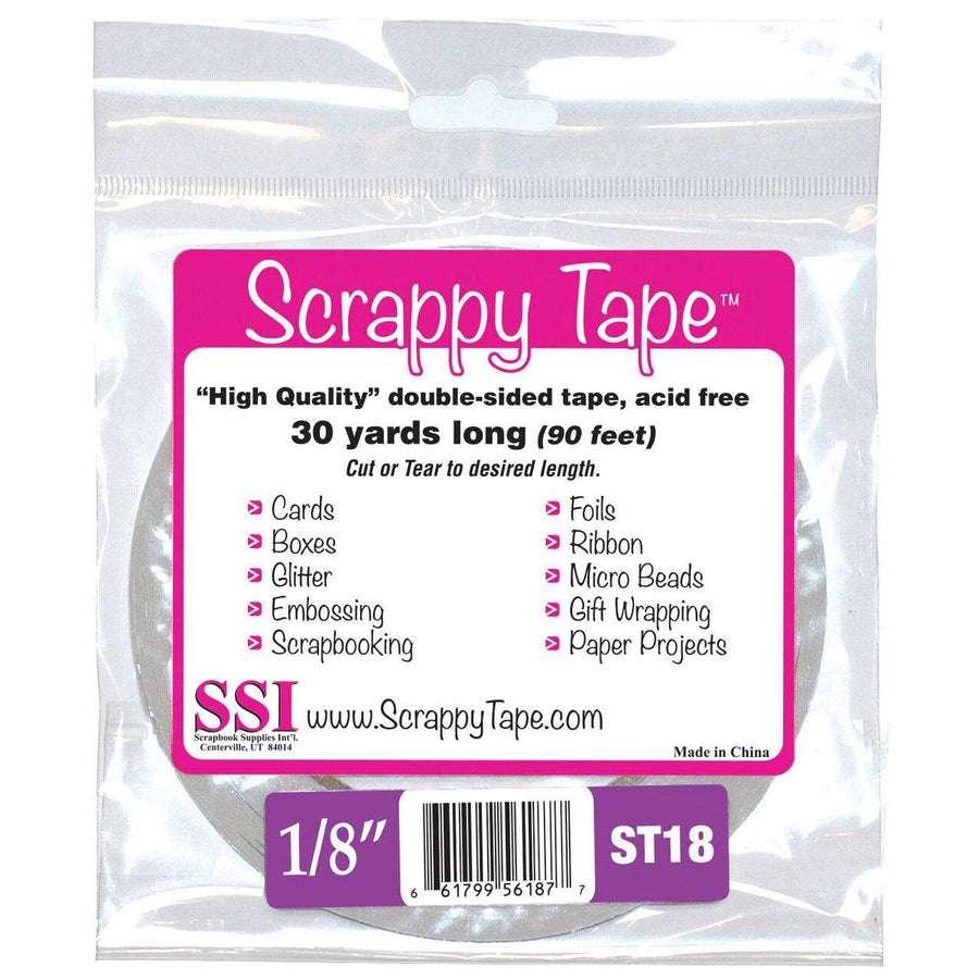 Scrappy Tape 1/8" x 30 yds-ScrapbookPal