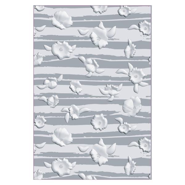 Sizzix - 3-D Textured Impressions Embossing Folder - Serene Sophisticate-ScrapbookPal