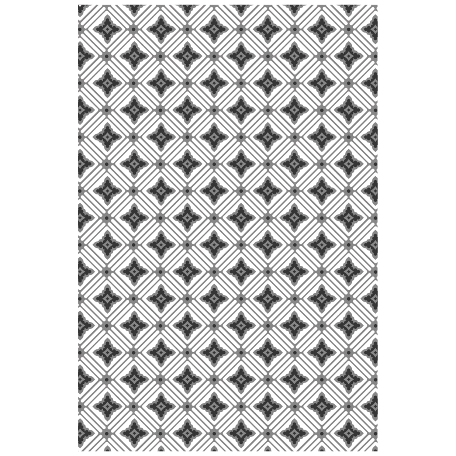 Sizzix - 3-D Textured Impressions Embossing Folder - Vault Diamonds-ScrapbookPal