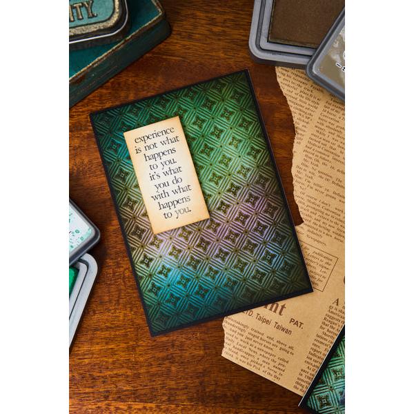 Sizzix - 3-D Textured Impressions Embossing Folder - Vault Diamonds-ScrapbookPal