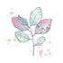 Sizzix - 49 and Market - Framelits Dies w/Stamps - Painted Pencil Leaves -ScrapbookPal