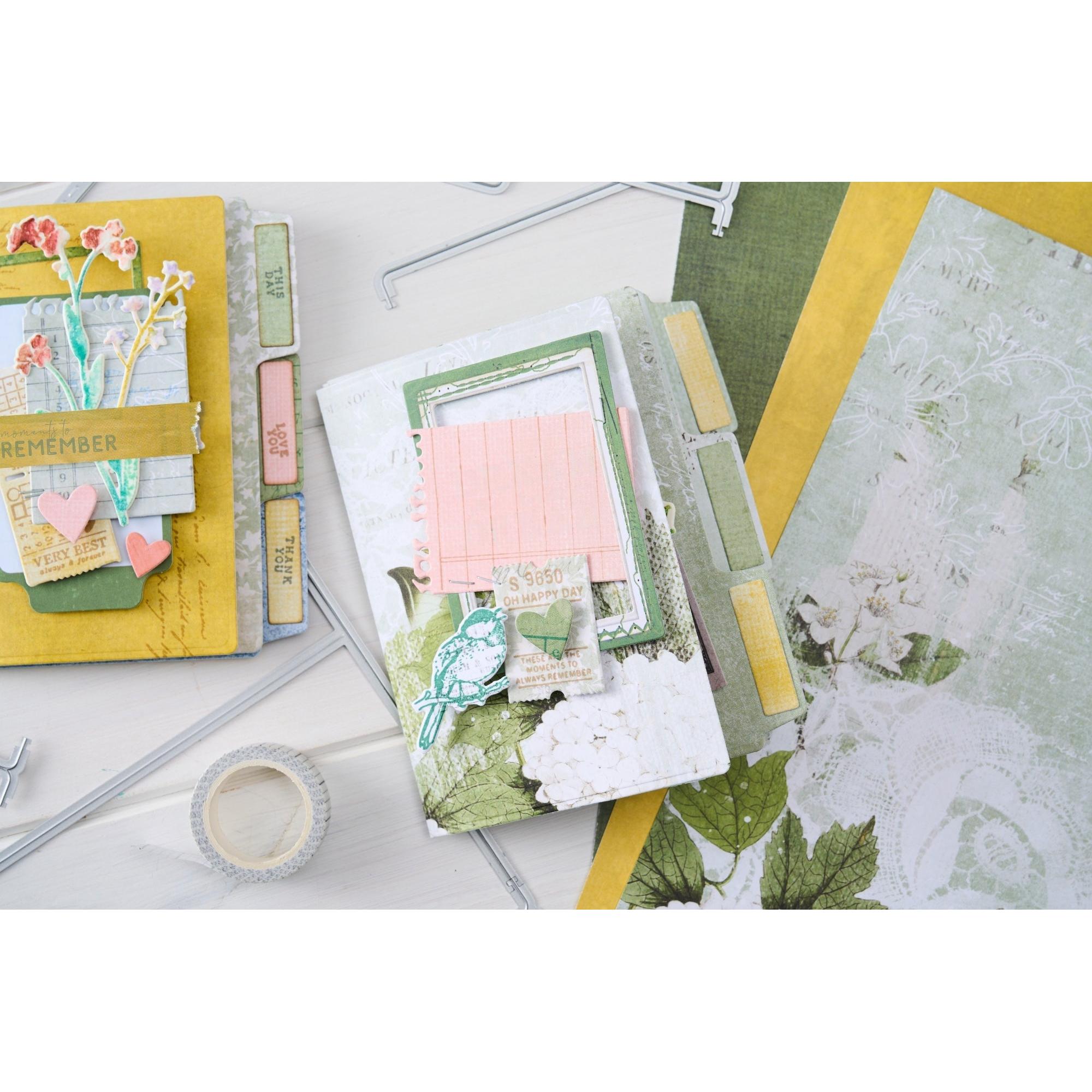 Sizzix - 49 and Market - Thinlits Dies - Snap and Swap File Folders-ScrapbookPal