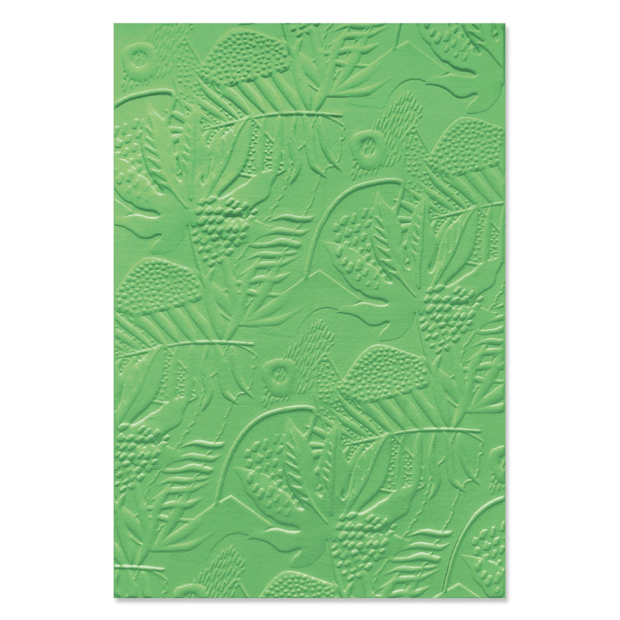 Sizzix - Catherine Pooler - 3-D Textured Impressions Embossing Folder - Jungle Textures-ScrapbookPal
