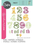 Sizzix - Catherine Pooler - Thinlits Dies - Folk Numbers-ScrapbookPal