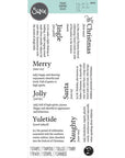 Sizzix - Clear Stamps - Festive Dictionary Definitions-ScrapbookPal