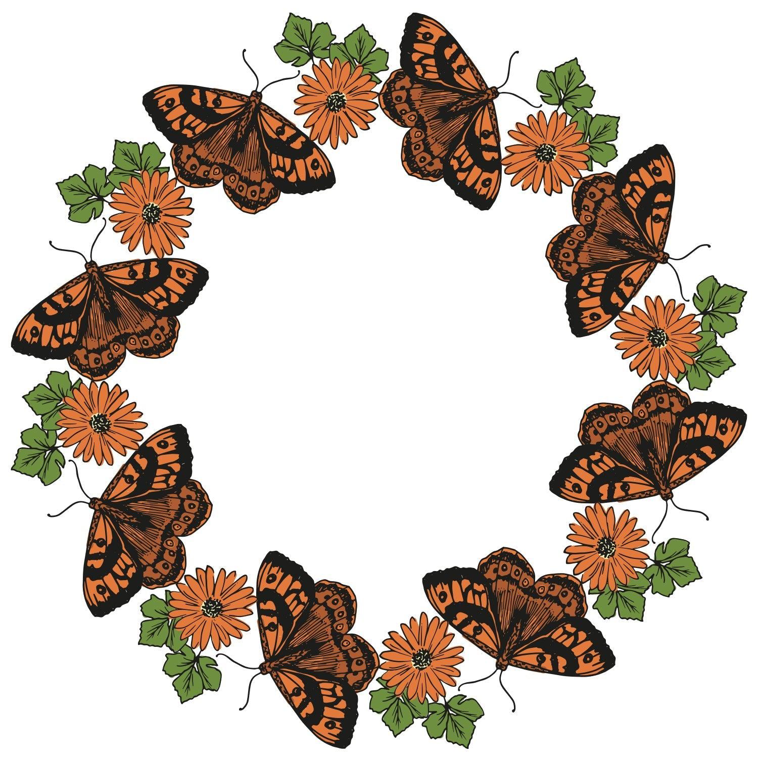 Sizzix - Clear Stamps - Nature Butterflies-ScrapbookPal