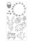 Sizzix - Clear Stamps - Spring Essentials-ScrapbookPal