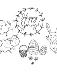 Sizzix - Clear Stamps - Spring Essentials-ScrapbookPal