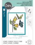 Sizzix - Clear Stamps & Stencils - Cosmopolitan, Farfallina-ScrapbookPal