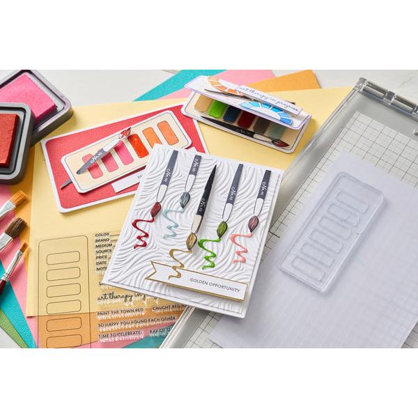 Sizzix - Clear Stamps - Swatch Cards-ScrapbookPal