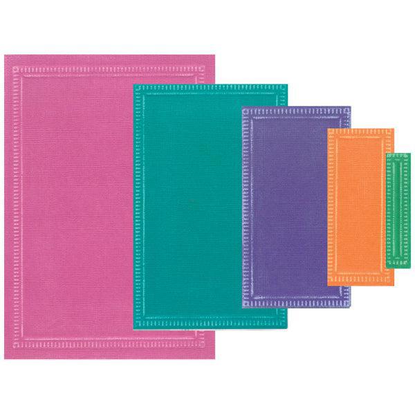 Sizzix - Fanciful Framelits Dies - Fanciful Reversed, Renee Deco Rectangles-ScrapbookPal