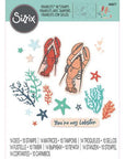 Sizzix - Framelits Dies w/Stamps - You’re my Lobster-ScrapbookPal