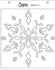 Sizzix - Layered Stencils - Snowflake-ScrapbookPal