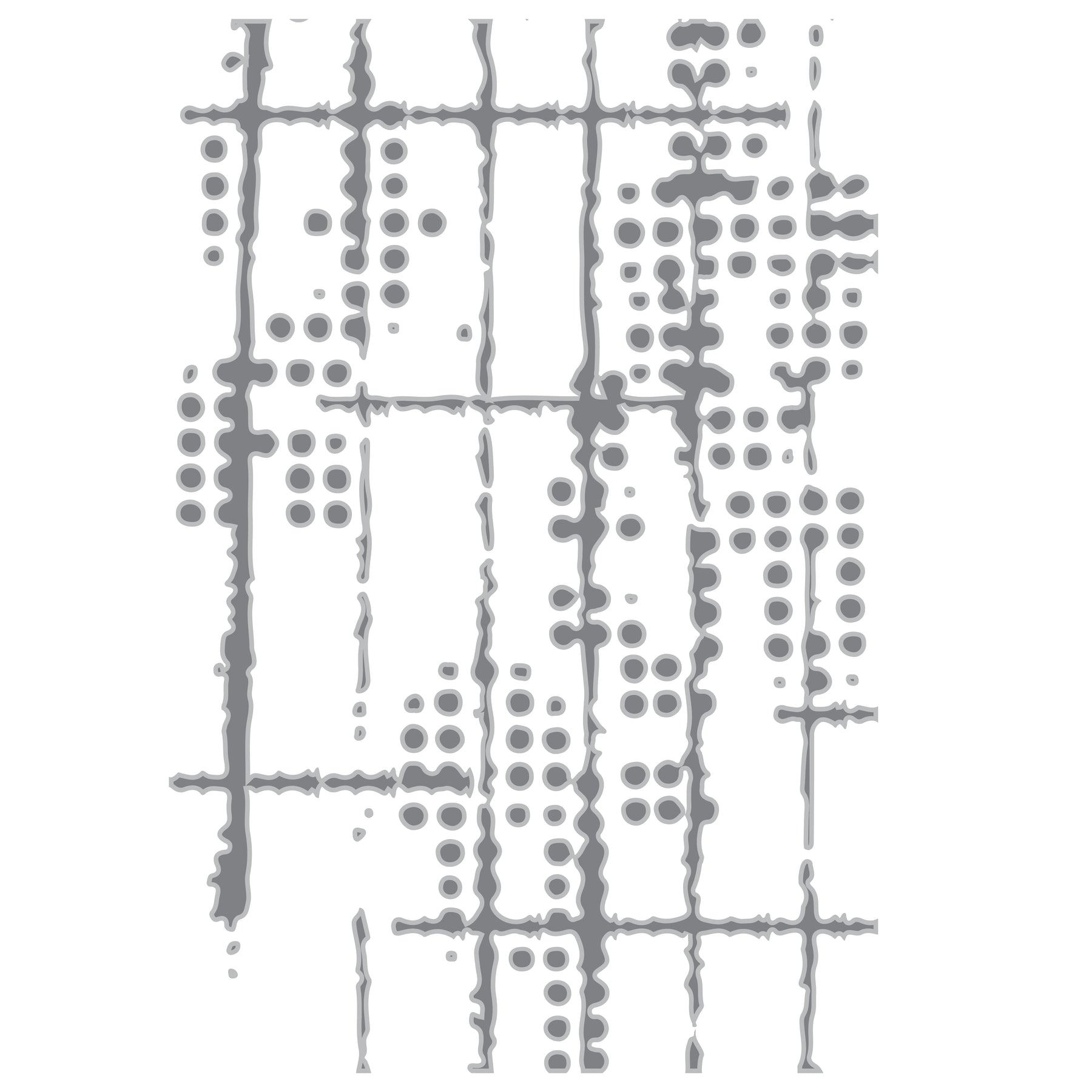 Sizzix - Multi-Level Embossing Folder - Dot Matrix-ScrapbookPal