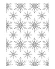 Sizzix - Multi-Level Textured Impressions Embossing Folder - Snowflake Sparkle-ScrapbookPal