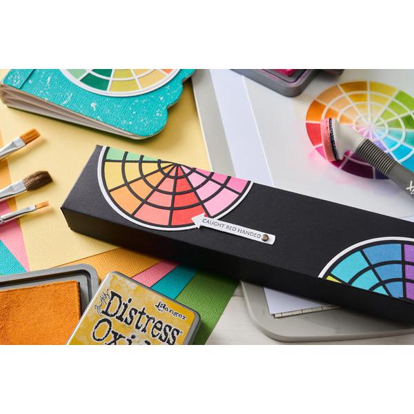 Sizzix - Stencils - Color Wheel-ScrapbookPal