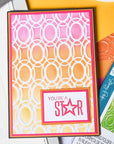 Sizzix - Stencils - Cosmopolitan, Golden Rings 