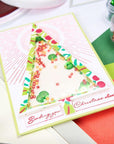 Sizzix - Stencils - Layered Cosmopolitan Christmas, Happy Holidays-ScrapbookPal