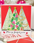 Sizzix - Stencils - Layered Cosmopolitan Christmas, Happy Holidays-ScrapbookPal