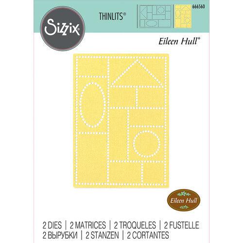 Sizzix - Thinlits Dies - Faux Postage-ScrapbookPal