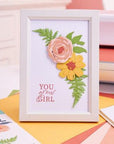 Sizzix - Thinlits Dies - Flowers & Fern-ScrapbookPal