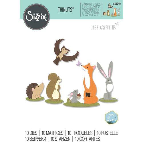 Sizzix - Thinlits Dies - Forest Animals 