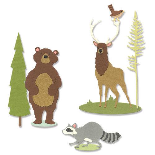 Sizzix - Thinlits Dies - Forest Animals 