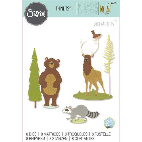 Sizzix - Thinlits Dies - Forest Animals 