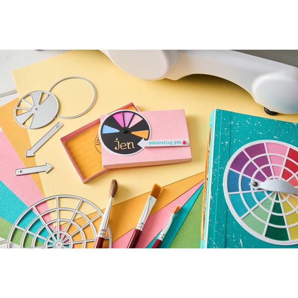 Sizzix - Stencils - Color Wheel-ScrapbookPal