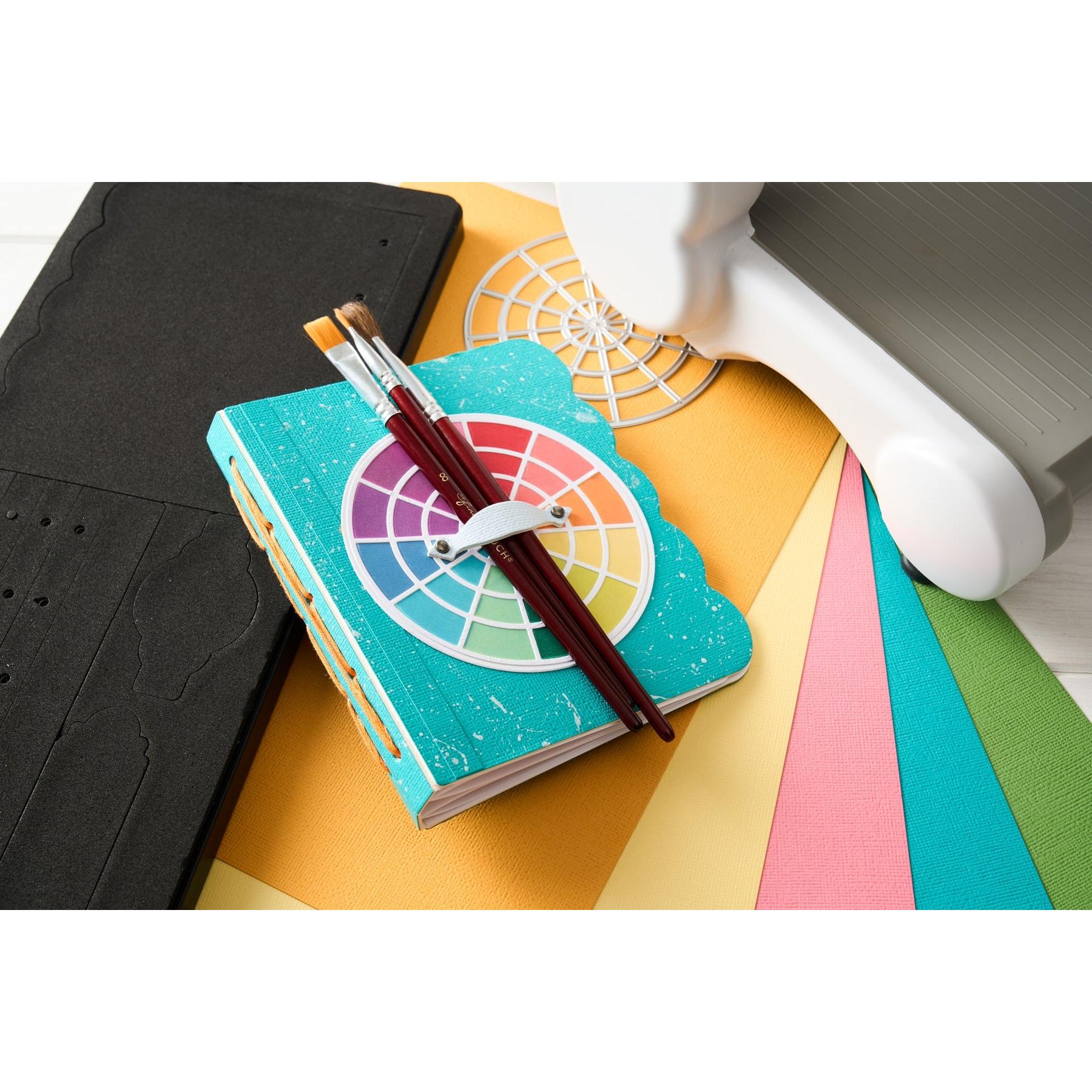 Sizzix - Stencils - Color Wheel-ScrapbookPal
