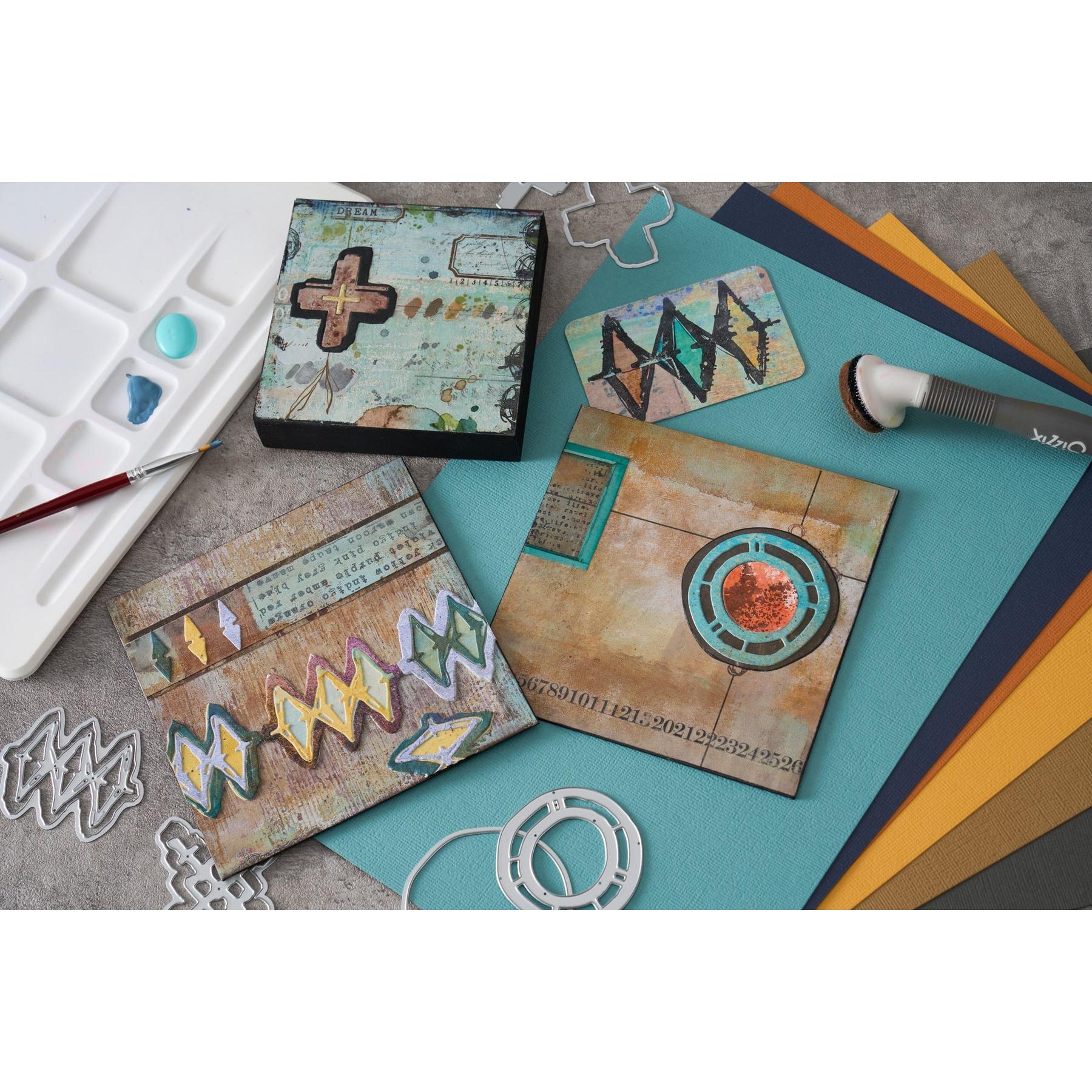 Sizzix - Thinlits Dies - Roundabouts-ScrapbookPal
