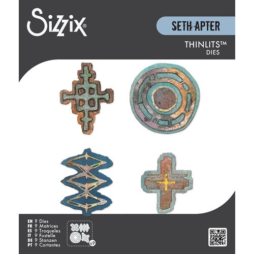 Sizzix - Thinlits Dies - Roundabouts-ScrapbookPal