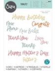 Sizzix - Thinlits Dies - Variety Sentiments-ScrapbookPal