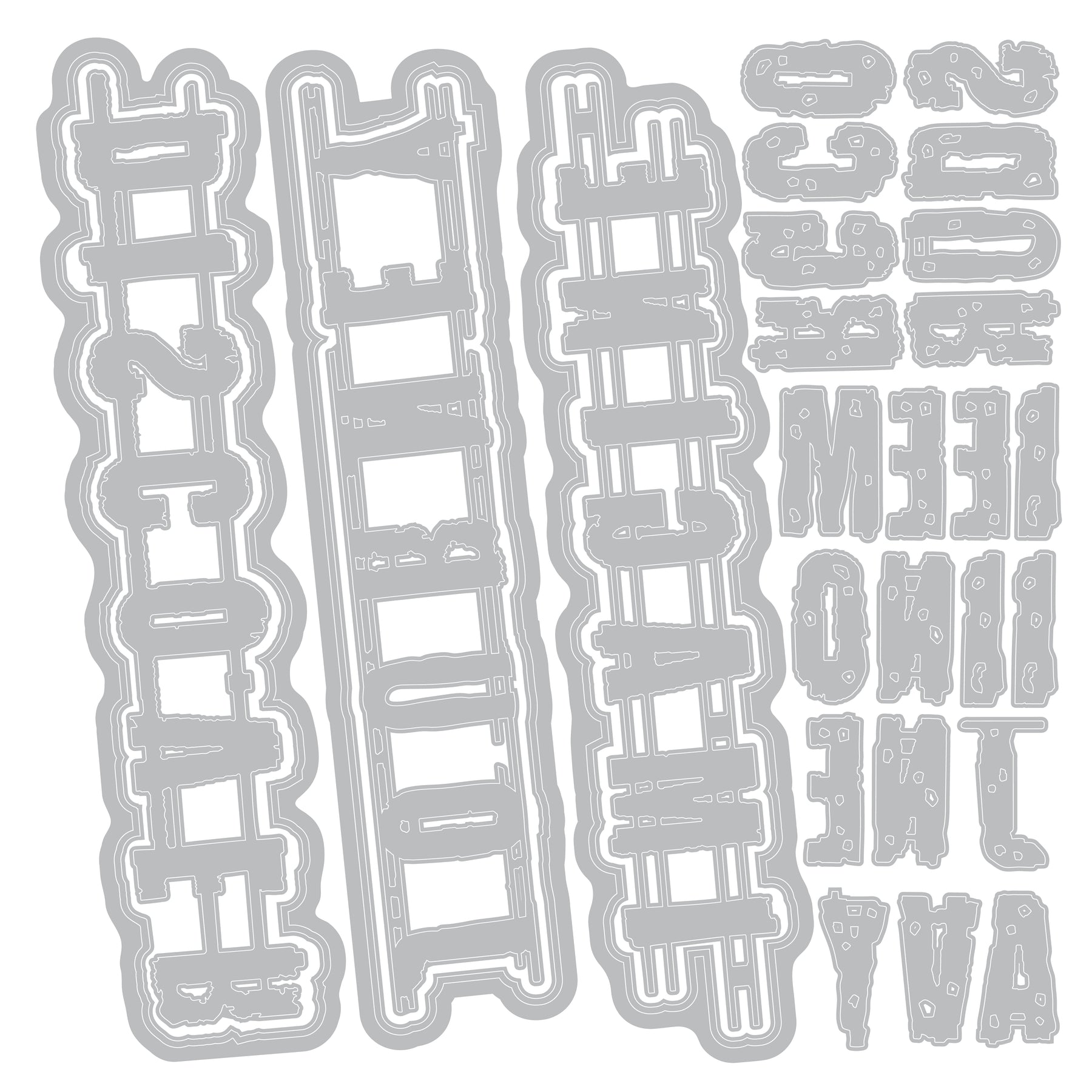Sizzix - Thinlits Dies - Word Wafers #1-ScrapbookPal