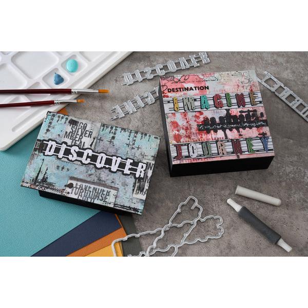 Sizzix - Thinlits Dies - Word Wafers #1-ScrapbookPal