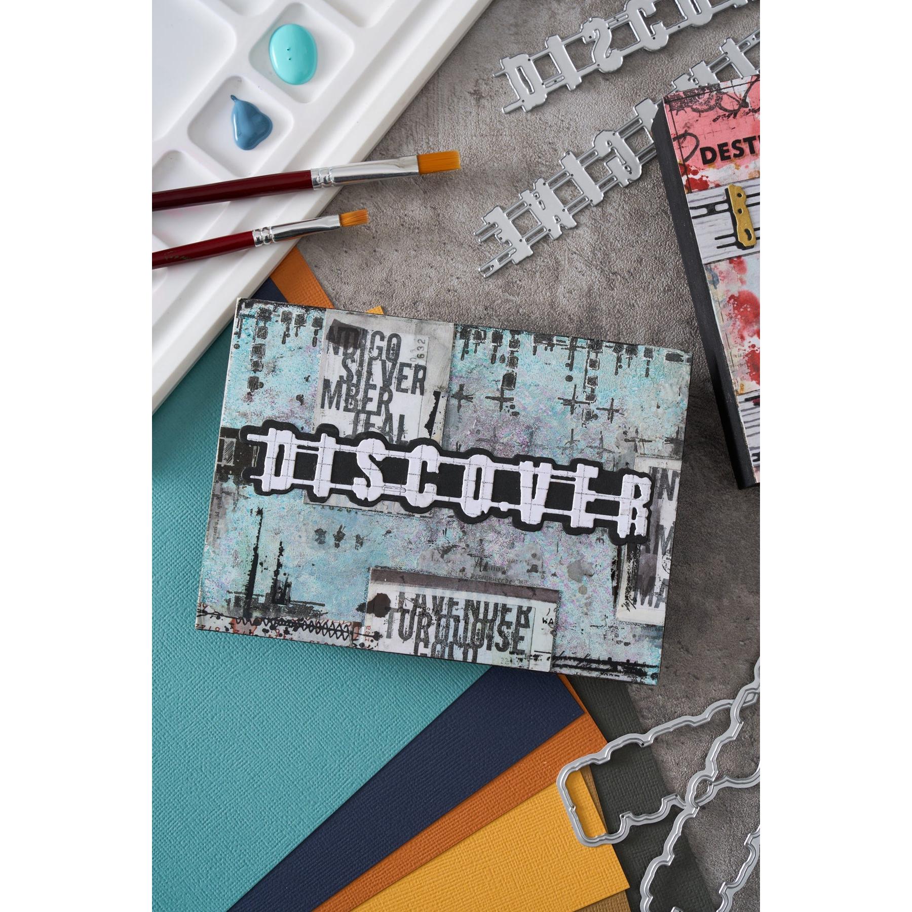 Sizzix - Thinlits Dies - Word Wafers #1-ScrapbookPal