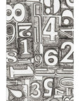 Sizzix - Tim Holtz - 3-D Texture Fades Embossing Folder - Numbered