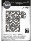 Sizzix - Tim Holtz - Multi-Level Texture Fades Embossing Folder - Tapestry-ScrapbookPal