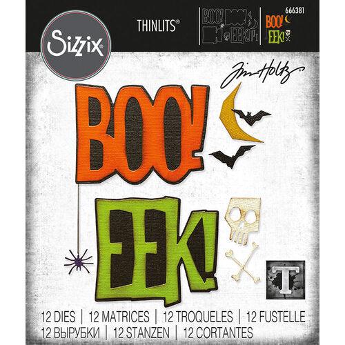 Sizzix - Tim Holtz - Thinlits Dies - Big Frights-ScrapbookPal