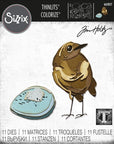 Sizzix - Tim Holtz - Thinlits Dies - Bird & Egg, Colorize-ScrapbookPal