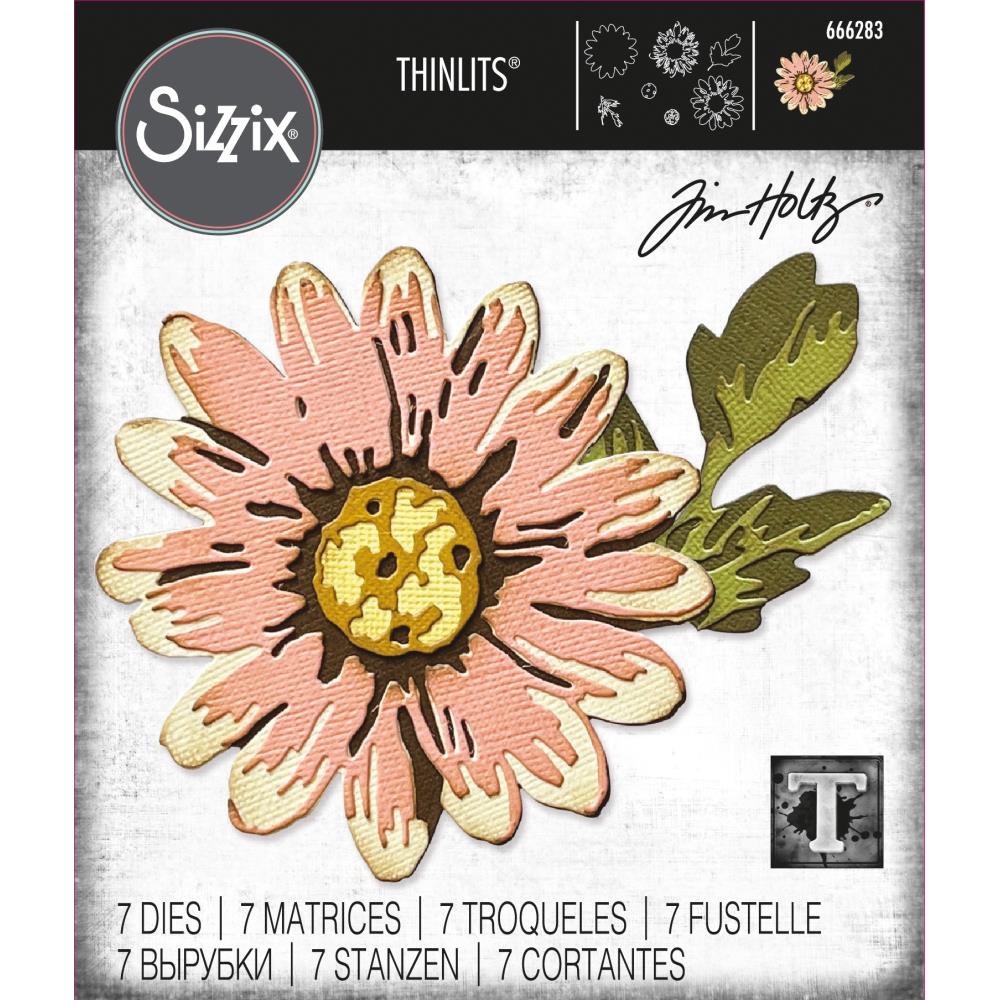 Sizzix - Tim Holtz - Thinlits Dies - Blossom-ScrapbookPal