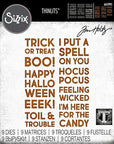 Sizzix - Tim Holtz - Thinlits Dies - Bold Text Halloween-ScrapbookPal