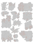 Sizzix - Tim Holtz - Thinlits Dies - Brushstroke Flowers Mini - Scratch & Dent