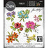 Sizzix - Tim Holtz - Thinlits Dies - Brushstroke Flowers Mini - Scratch & Dent-ScrapbookPal